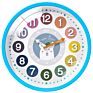 14 Inch Kids Colorful Cartoon Plastic Wall Clock for Educational Learning Time
