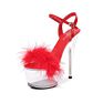 17Cm Pole Dancing Shoes Model Performance Shoes High Heel Sandals For