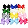 1 Pcs/Lot Girl Boutique Bows with Clip Grosgrain Ribbon Lace Bow Hairpins Kids Hair Accessories