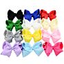 1 Pcs/Lot Girl Boutique Bows with Clip Grosgrain Ribbon Lace Bow Hairpins Kids Hair Accessories