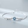 2020High Ocean Birthstone S925 Embellished Crystal Bracelet