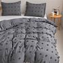 245Cm Wide Width 100% Microfiber Bedding Bed Polka Dot Cutting Flowers Jacquard Fabric Hometextile Fabric