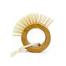 2 in 1 Multifunctional Full Circle the Ring Fruit Cleaning Brush Bamboo Scrub Cleaning Brushes