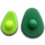 2Pcs Silicone Crisper Reusable Vegetable Savers Fresh-Keeping Food Hugger Avocado Hugger