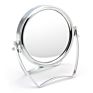 360 Degree Rotatable Metal Table Makeup Mirror Frame Desktop Vanity Mirror Make up Mirror 4 Inch Silver Rose Gold Round