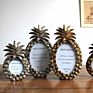 3/7 Inch Golden Pineapple Resin Photo Frame Creative Retro Home Bedroom Desktop Decoration Rectangle Picture Frames Ornaments