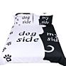 3D Cartoon Style Cat Dog Print Polyester Comforter Set