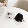 3D Cool Darth Vader Stormtrooper Design Earphone Case with Clip for Airpods Pro Movie Characters Cover for Airpods 1/2