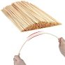 40Cm 50Cm Barbecue Roasting Kabob Beef Disposable Bamboo Skewer Sticks
