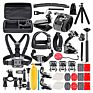 50In-1 Action Camera Accessory Kit Compatible with for Gopro Hero 10 9 8 7 6 5 Max 4K Black Silver White Action Camera Etc