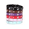 6 Colors Star Studded Dog Collar Leather Puppy Neck Strap Cat Collar Adjustable Pet Collars for Small Dogs S/M/L