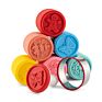 6 Stamps of Set Premium Cookies Embossing Mold Cute Silicone Christmas Cookie Stamps Set