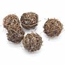 6Pcs /Bag 5/6//8Cm Vase Filler Garden Wedding Party Decoration Natural Woven Rattan Balls Wicker Ball M0 602