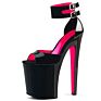 8 Inch Ladies Pole Dance Shoes Nightclub Strippers Shoes High Heel Luminous Sandals Women