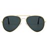 90S Vintage Gold Metal Big Frame Polarize Shades Sunglasses Men Unisex Photochromic Mirror Driving Boy Sunglasses