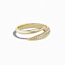 925 Sterling Silver Jewelry Women Pave Diamond Cz Finger Ring