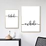 Abstract Modern Art Paintings Design Yoga Text Words Decorative Painting Living Room Sofa Background Wall Art