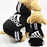 Adidog Dog Hoodies Pet Dog Sweater 4 Legs Jumpsuit Warm Sweat Shirt Cotton Jacket Coat for Small Pets