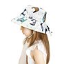Adjustable Kids Sun Hat Uv Protection Sunshade Pink Bucket Hat Kids Wide Brim Hat