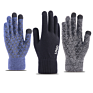 Adult Knit Acrylic Gloves Touchscreen with Phone Gloves