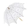 Ameliebridal Victorian Party Gifts Birthday Shower Handmade Wedding Decoration Bride Lace Umbrella Battenburg Lace Parasol