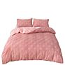 American Style Microfiber Blush Duvet Cover Quilt Cover Three Pieces Set Bedding Set