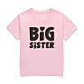 and Kids T Shirt Funny Big Sister Slogan Girls Cotton Tees Child Tops Shirts Ka-181