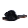 Anmai Stylish Slides House Flat Furry Slippers Women Casual Slippers for Women