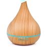 Aromatherapy Machine 400Ml with Bamboo Grain with 7Led Night Light Support with Essential Oil Design Humidifier