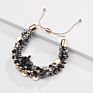 Arrivals Designs Crystal Glass Beads Alloy Stone Adjustable Temperamental Bracelet String