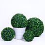 Artificial Boxwood Hedge Indoor Outdoor Using Topiary Grass Boxwood Ball for Home Garden Decoration