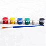 Astm D4236 Certificates Acrylic Paint Pots Strip 5Ml with Paint Brush