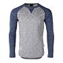 Athletic T Shirt for Men Rib Knit Long Sleeve Crew Neck Color Block Baseball Raglan Casual Tee Shirts