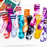 Autumn and Tube Socks Couple Cotton Tie Dye Socks