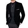 Autumn Wedding Dress Coat Mens Blazer Jacket Casual Suit Business Velvet Slim Fit Jackets Mens Blazers Homme Casual Man Suits