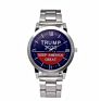 B1710 President Donald Trump Keep America Great Men Watch Business Stainless Steel Belt Quartz Wristwatch Trump Watch