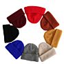 Baby 100% Acrylic Solid Color Kids Beanie Knit Toddler Hats