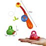 Baby Bath Toys Shower Games Bathtub Toy Fish Game with Spotted Rubber Fish and Kids Fishing Rod for over 18 Month Old Kids Boys