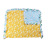 Baby Blanket Floral Printed Nice Design Little Girls Bubble Blankets for Toddler Ruffle Blankets