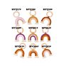 Baby Chewing Wooden and Cotton Teething Ring Rainbow Macrame Teether