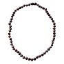 Baltic Amber Adult Necklace Baroque Style Beads Cherry Colour with Raw Finish from the Real Natural Baltic Amber