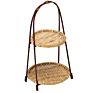 Bamboo Eco-Friendly Hand-Woven Multi-Layer Refreshment Trays and Fruit Trays for Hotels, Parties, and Households
