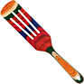 Bamboo Kitchen Versatile Utensils Tool Colorful Wooden Cooking Utensil