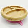 Bamboo Melamine Free Baby Eco-Friendly Biodegradable Bamboo Plates with Suction Cup Bowl