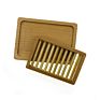 Bamboo Wood Soap Box Plate Dish Eco-Friendly Wooden Soap Dish for Bathroom