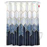 Bathroom Shower Curtain Liner Customized Style Stripes Modern Packaging Colorful Hotel Feature Eco Material Size