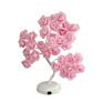 Battery Powered Flower Rose Night Light Rose Tree Table Lamp Flower Light for Home Bedroom Desk Valentine Wedding Decoration