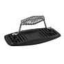 Bbq Steak Meat Press Cast Iron Grill Press with Cool-Grip Spiral Handle