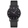 Black Mesh Band Watches Bling Dial Women Hand Watches Woman Watch