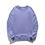 Blank Cotton Women Sweatshirt Crew Neck Solid Color Logo Printing Embroidery Pullover Sweatshirt